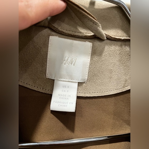 Nude Khaki suede jacket SIZE S - Picture 5 of 6